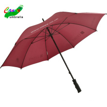 Parapluies de ville réguliers de 46 pouces, pièces de nervures en fibre de 23 pouces à vendre parapluie rouge 8k